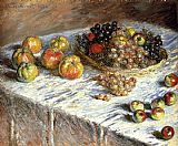 Claude Monet Still Life Apples And Grapes painting